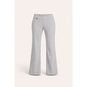 Alfani Petite Pull On Pants Women's 6P Gray Stretch Straight Career